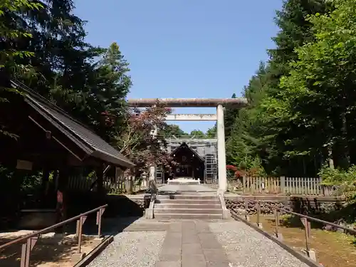 愛別神社の鳥居