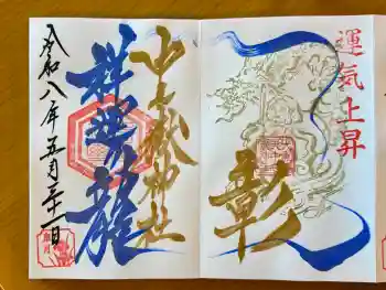 中之嶽神社の御朱印 2026年05月