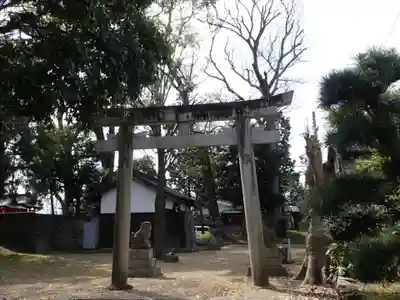 鏡作伊多神社の鳥居
