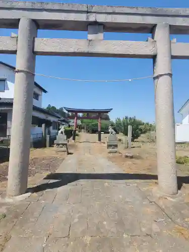 雷電神社の鳥居