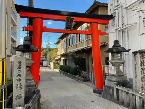 漢國神社の鳥居