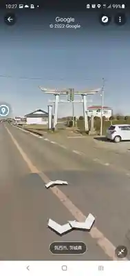 樋口雷神社の鳥居