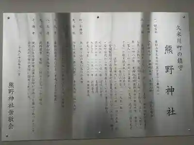 熊野神社の歴史