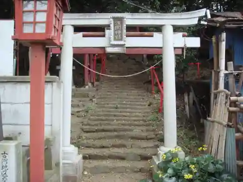 富士山浅間神社の鳥居