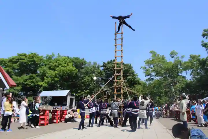 釧路一之宮 厳島神社のお祭り