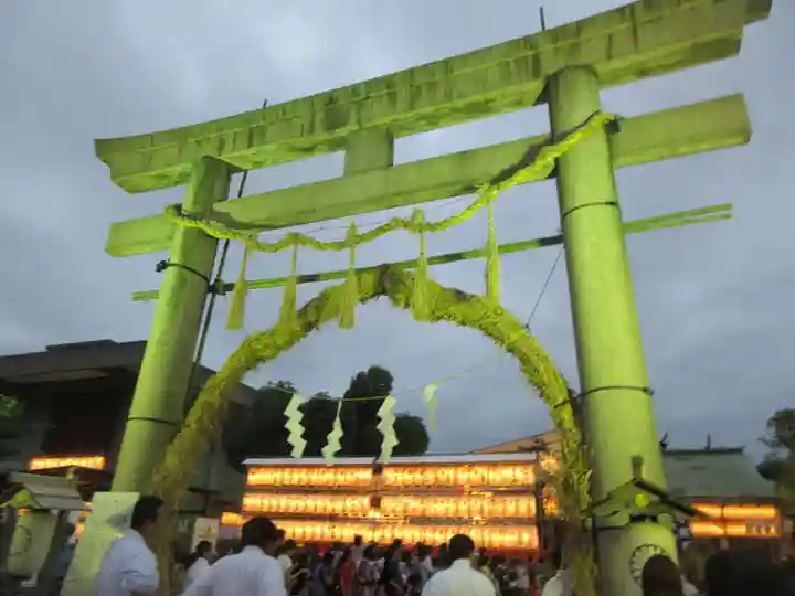 難波大社 生國魂神社の鳥居