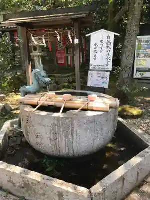 粟田神社の手水舎