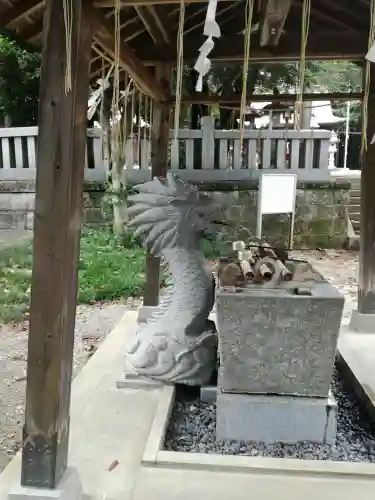 安房神社の手水舎