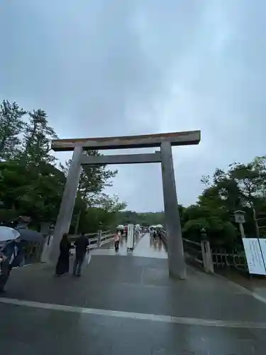 伊勢神宮内宮（皇大神宮）の鳥居