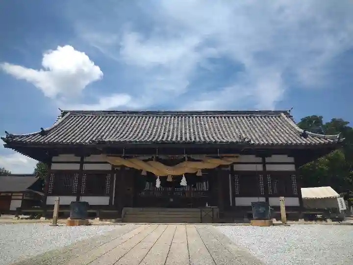 阿智神社の本殿・本堂