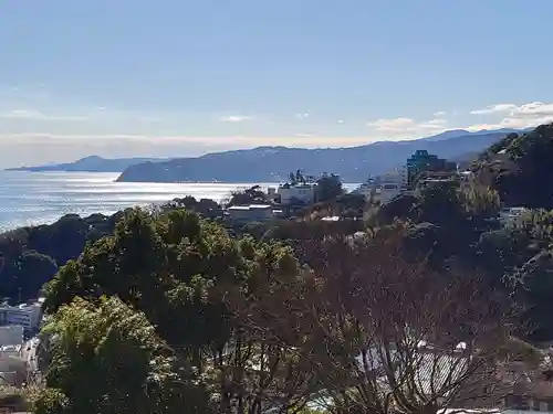 伊豆山神社の景色