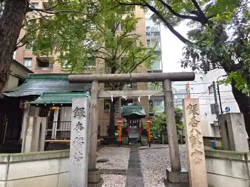 銀杏八幡宮の鳥居
