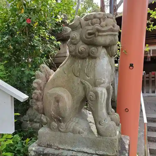 漢國神社の狛犬