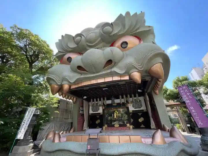 難波八阪神社の狛犬