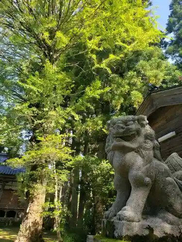 箭代神社の狛犬