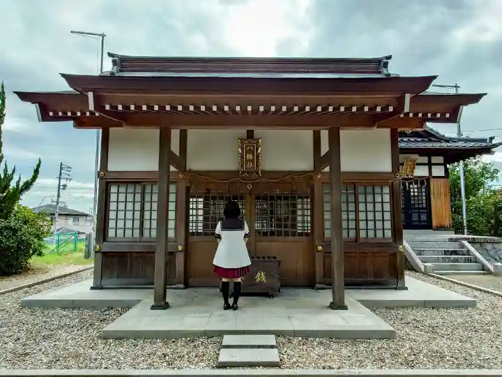 八ツ尾八幡社の本殿・本堂