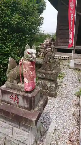 網戸神社の狛犬