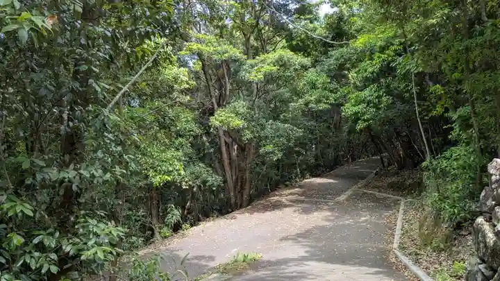護皇神社の自然