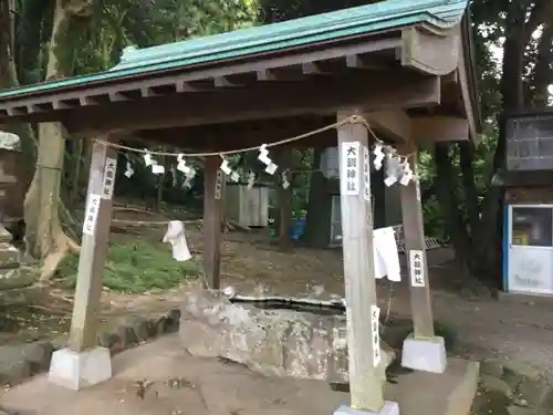 大朝神社の手水