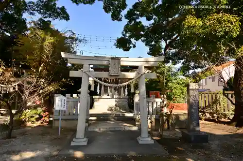 葛飾八幡宮の鳥居