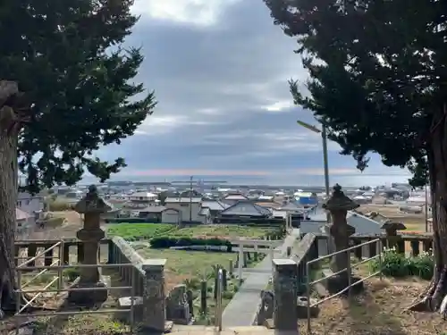 八幡神社の景色