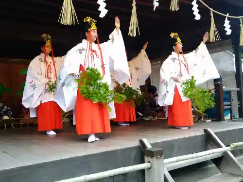 阿智神社の神楽