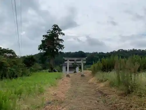 腹旅八幡神社の鳥居