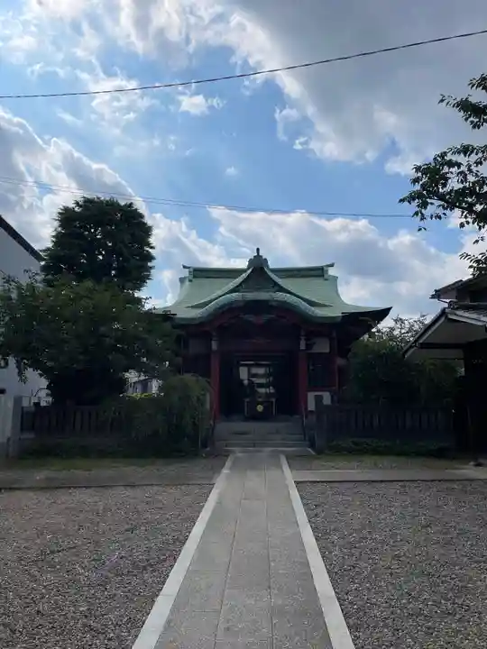 筑土八幡神社の本殿・本堂