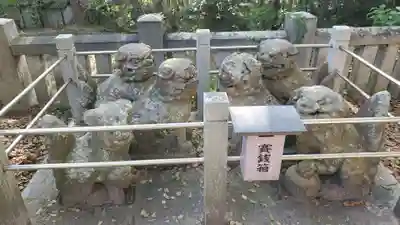 田潮八幡神社の狛犬