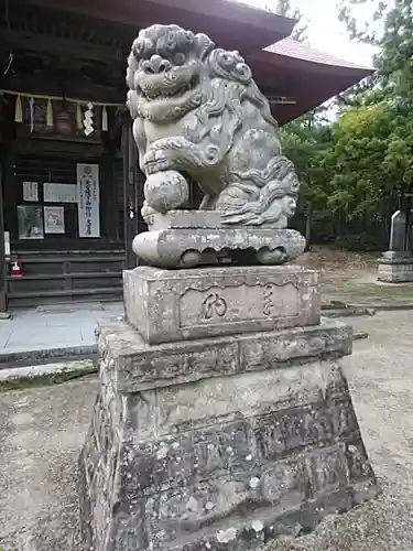 隠津島神社の狛犬