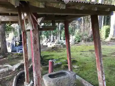 瘡守稲荷の手水舎