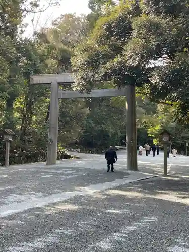 伊勢神宮内宮（皇大神宮）の鳥居