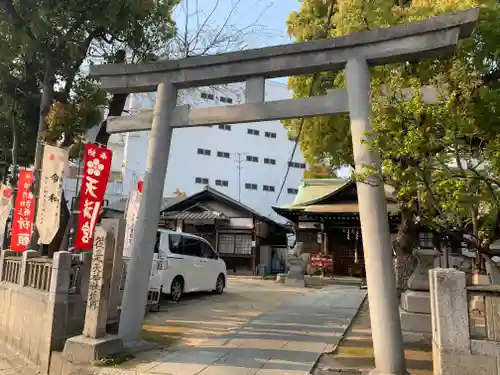 柳原天神社の鳥居