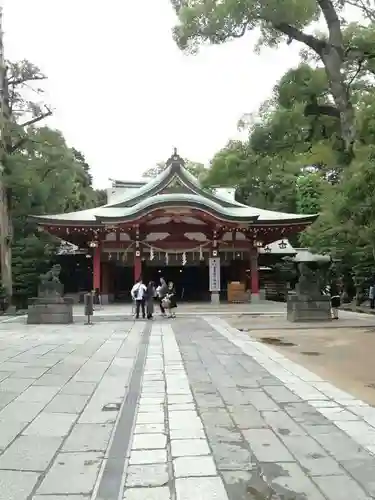 越ヶ谷久伊豆神社の本殿