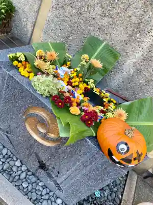 飛行神社の手水舎