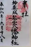 神楽坂若宮八幡神社の御朱印