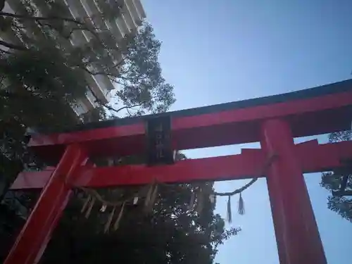 開口神社の鳥居