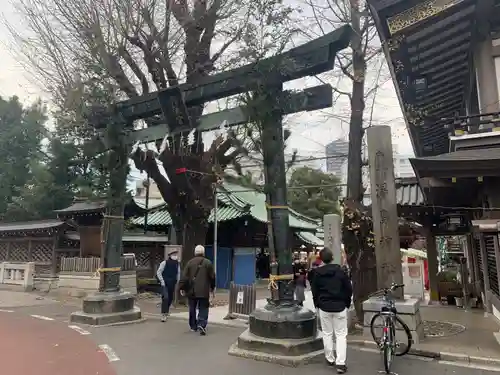 湯島天満宮の鳥居