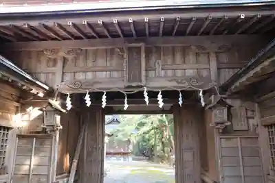 菅船神社の山門・神門