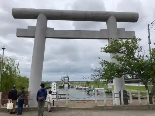 息栖神社の鳥居