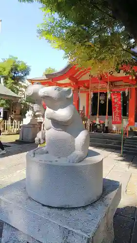 戸部杉山神社の狛犬