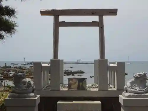 龍神宮遙拝所の鳥居