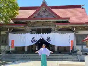 釧路一之宮 厳島神社の本殿・本堂(2020年06月14日(日) 17時00分10秒投稿)