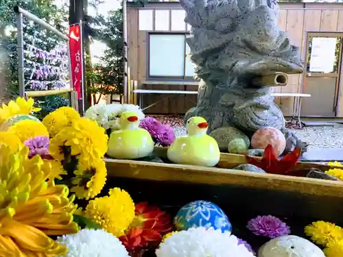 滑川神社 - 仕事と子どもの守り神の手水舎