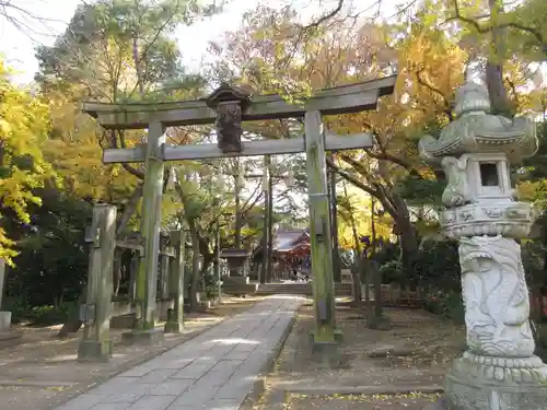 飯香岡八幡宮の鳥居