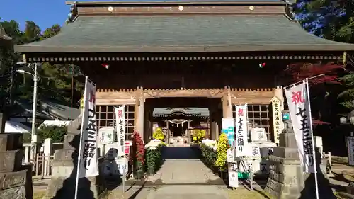 常陸第三宮　吉田神社の山門・神門