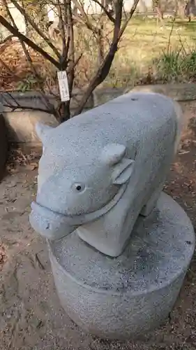 綱敷天満神社の狛犬