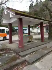 藤原町護国神社の手水