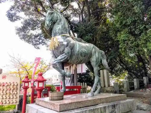 神前神社の狛犬