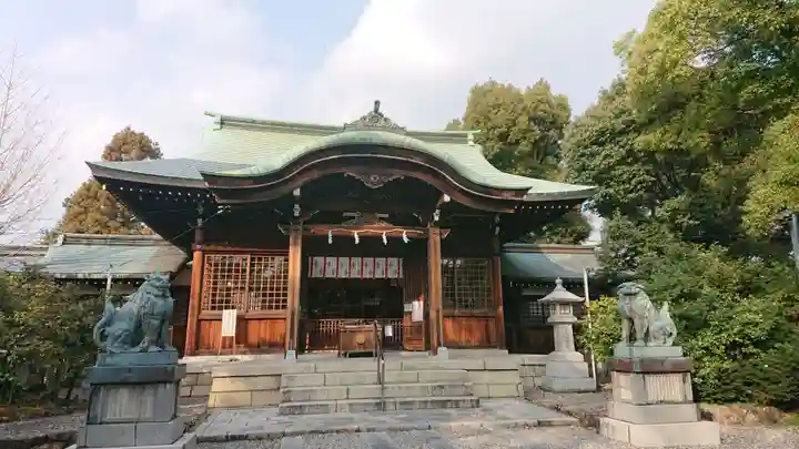 溝旗神社(肇國神社)の本殿・本堂